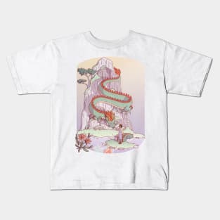 Emerald Dragon Kids T-Shirt